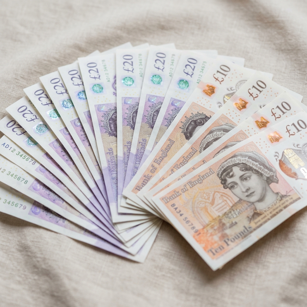 £1,000 Cash Prize Banknotes